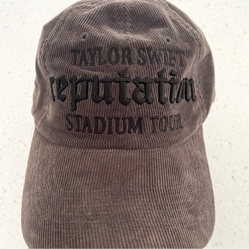 Taylor Swift Reputation Stadium Tour Official Corduroy Baseball Hat